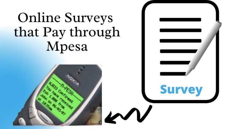 online surveys that pay via mpesa