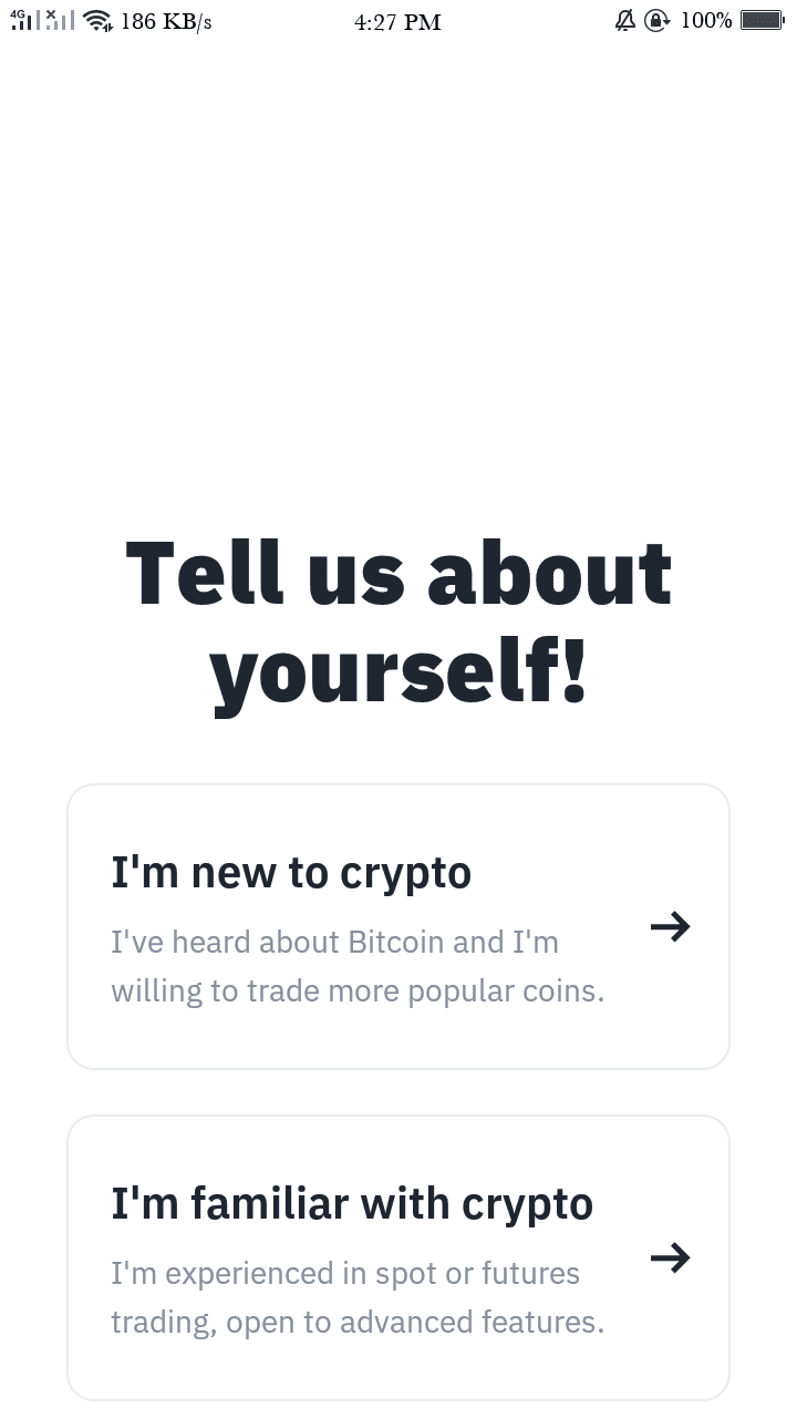 Binance in Kenya Sign up