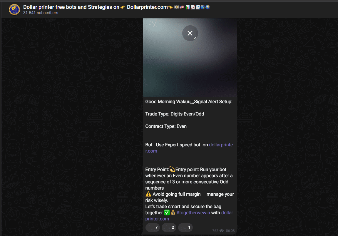 Dollar Printer Telegram