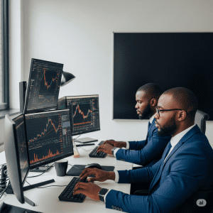 Traders analyzing the Kenyan crypto market for arbitrage opportunities.