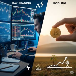 hodling vs day trading